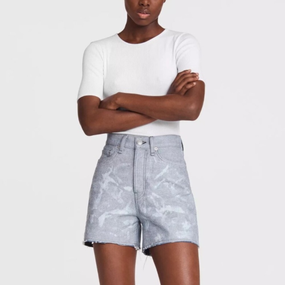 NWT Rag & Bone Maya High Rise 4 inch denim jean Shorts